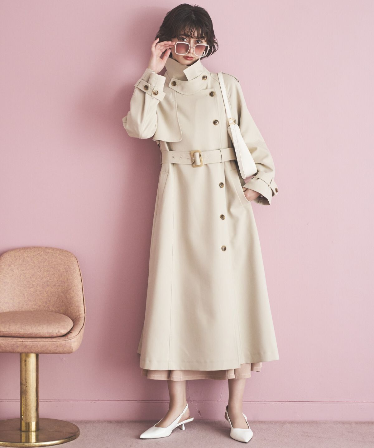 アンドクチュール「アイコニックトレンチコート」|トレンチコート|