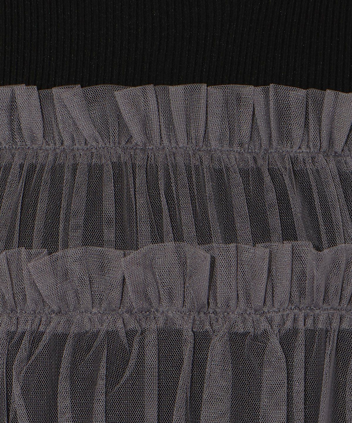 アンドクチュール「チュールギャザードッキングワンピース」|ワンピース|