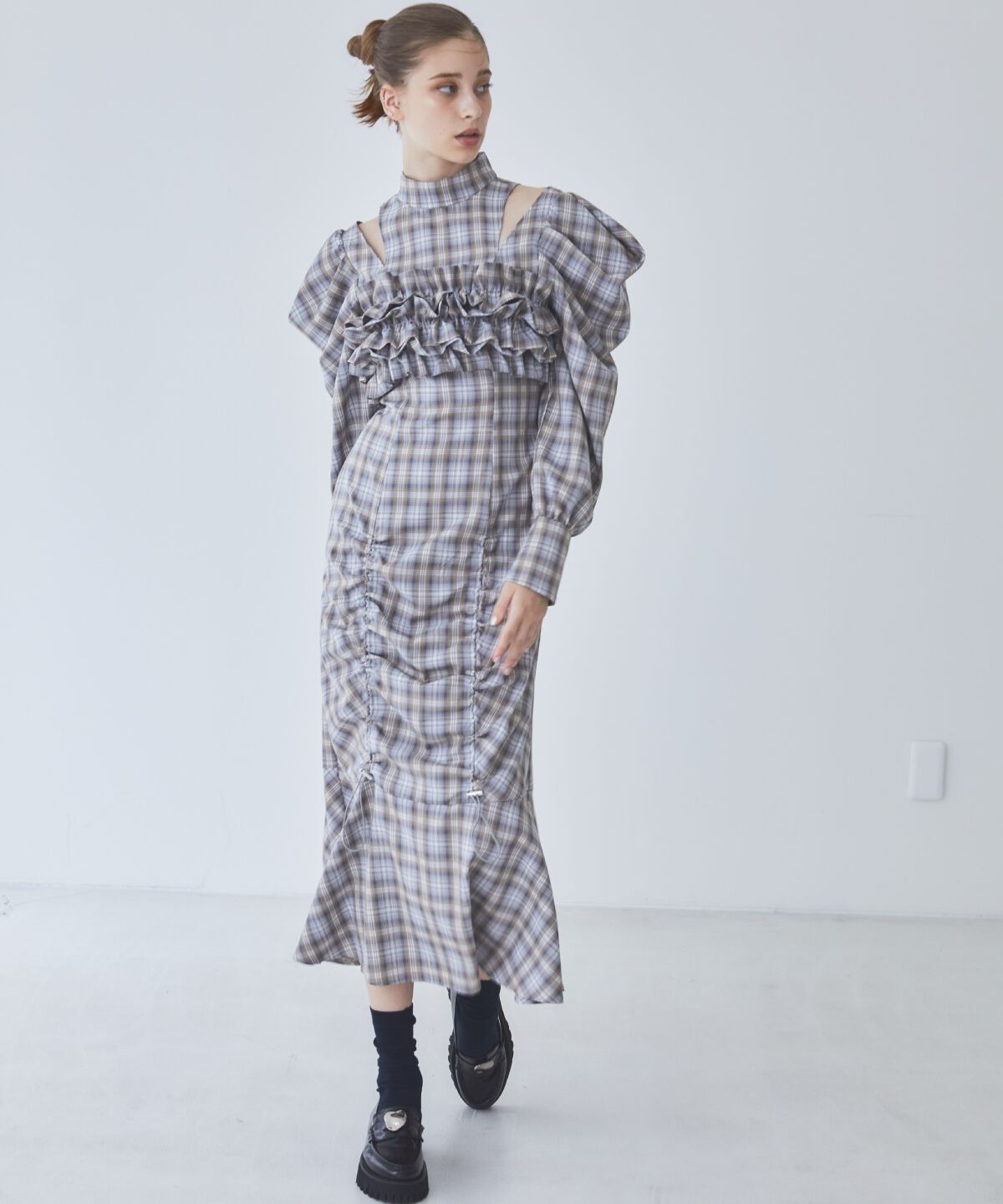 REDYAZEL「フリルドロストワンピース」|ワンピース|