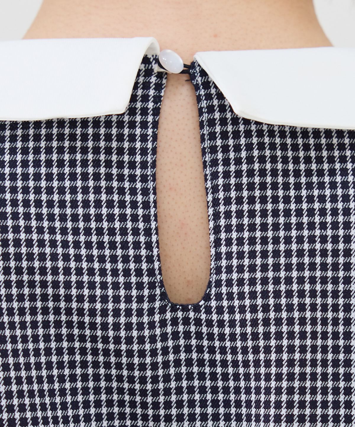 REDYAZEL「ギンガムチェック襟つきミニワンピース」|ワンピース|