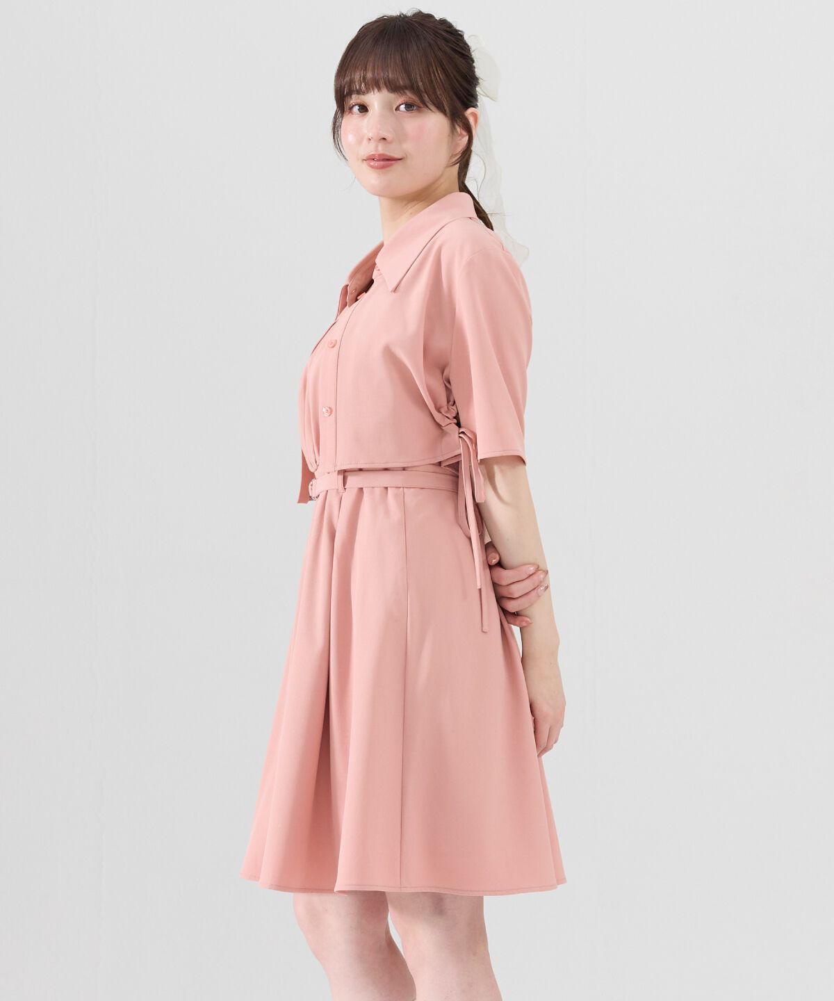 REDYAZEL「半袖シャツ＆キャミワンピースセット」|ワンピース|