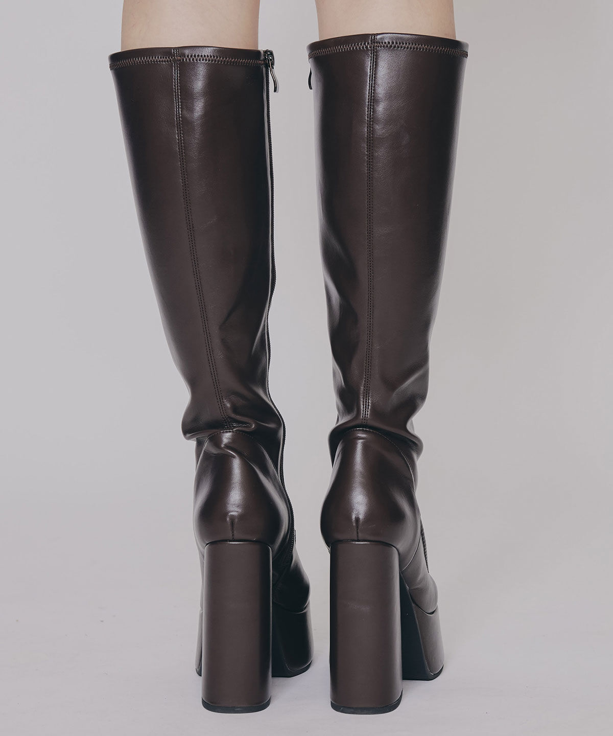 REDYAZEL「スクエアタイツロングブーツ」|ショートブーツ|