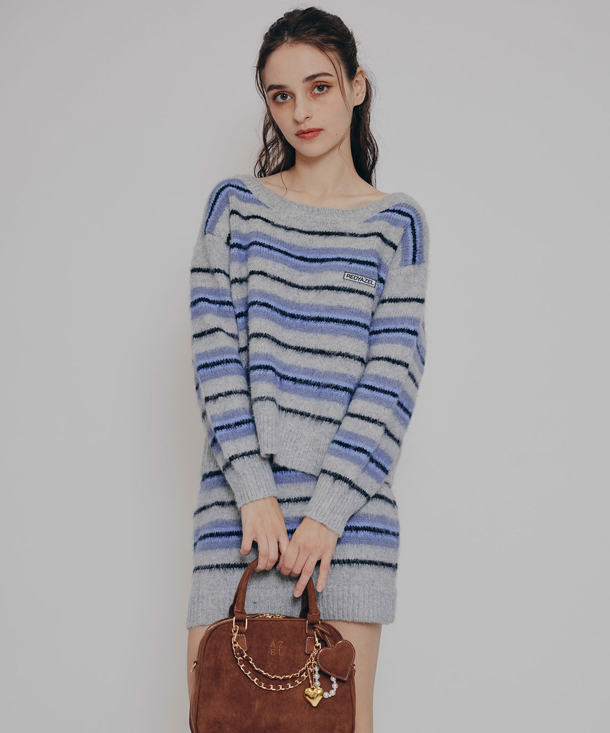 REDYAZEL「ﾌﾗｯﾌｨﾆｯﾄﾎﾞｰﾀﾞｰﾌﾟﾙｵｰﾊﾞｰ&times;ﾀｲﾄﾐﾆｽｶｰﾄｾ  」|ワンピース|