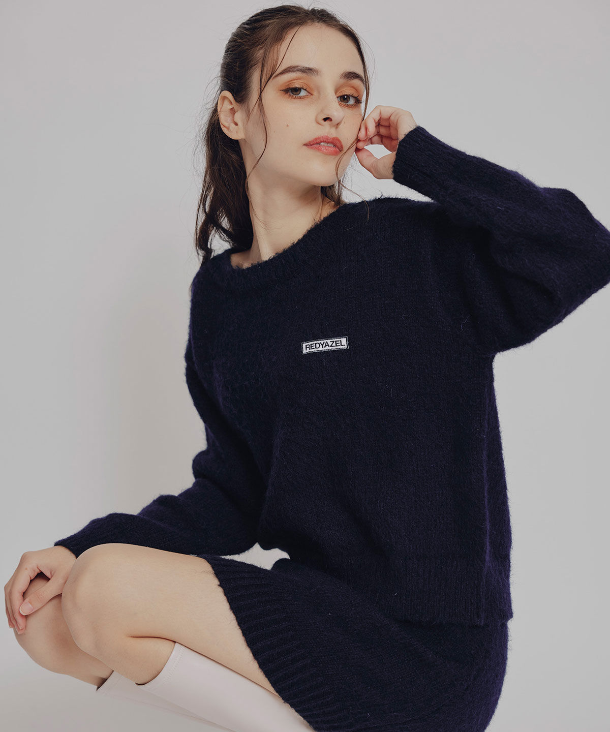 REDYAZEL「ﾌﾗｯﾌｨﾆｯﾄﾎﾞｰﾀﾞｰﾌﾟﾙｵｰﾊﾞｰ&times;ﾀｲﾄﾐﾆｽｶｰﾄｾ  」|ワンピース|