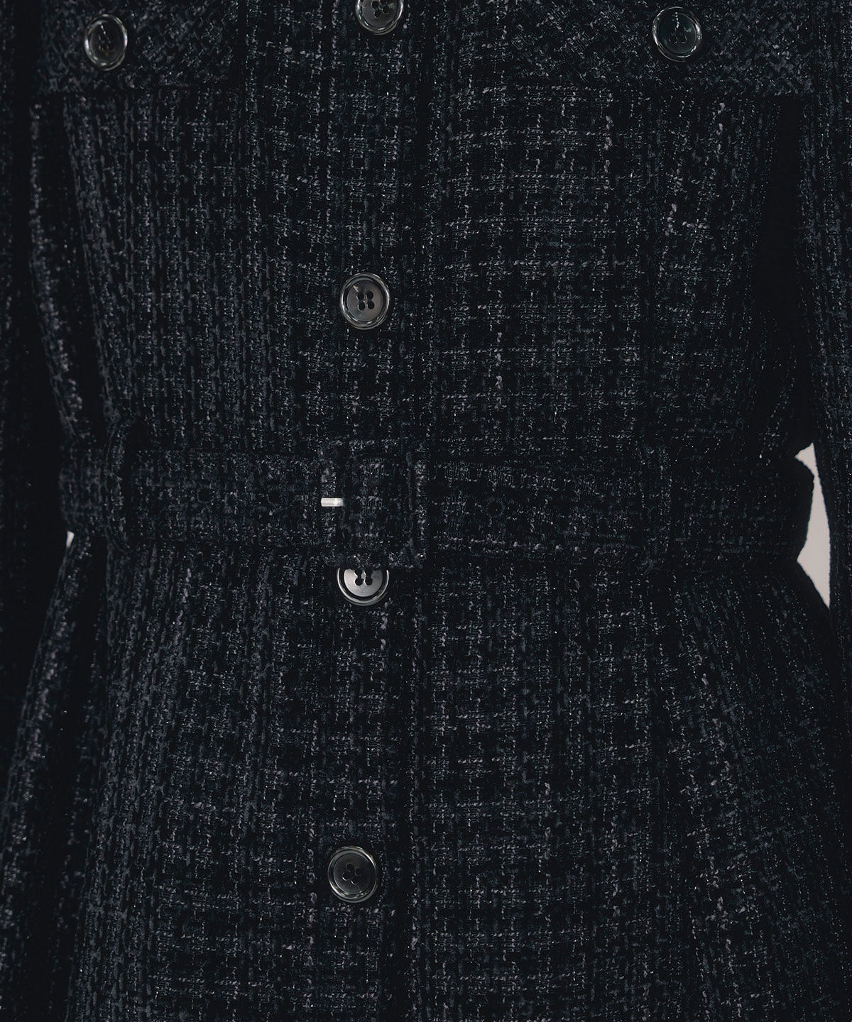 REDYAZEL「MIXツイードパフスリーブミニワンピース」|ワンピース|