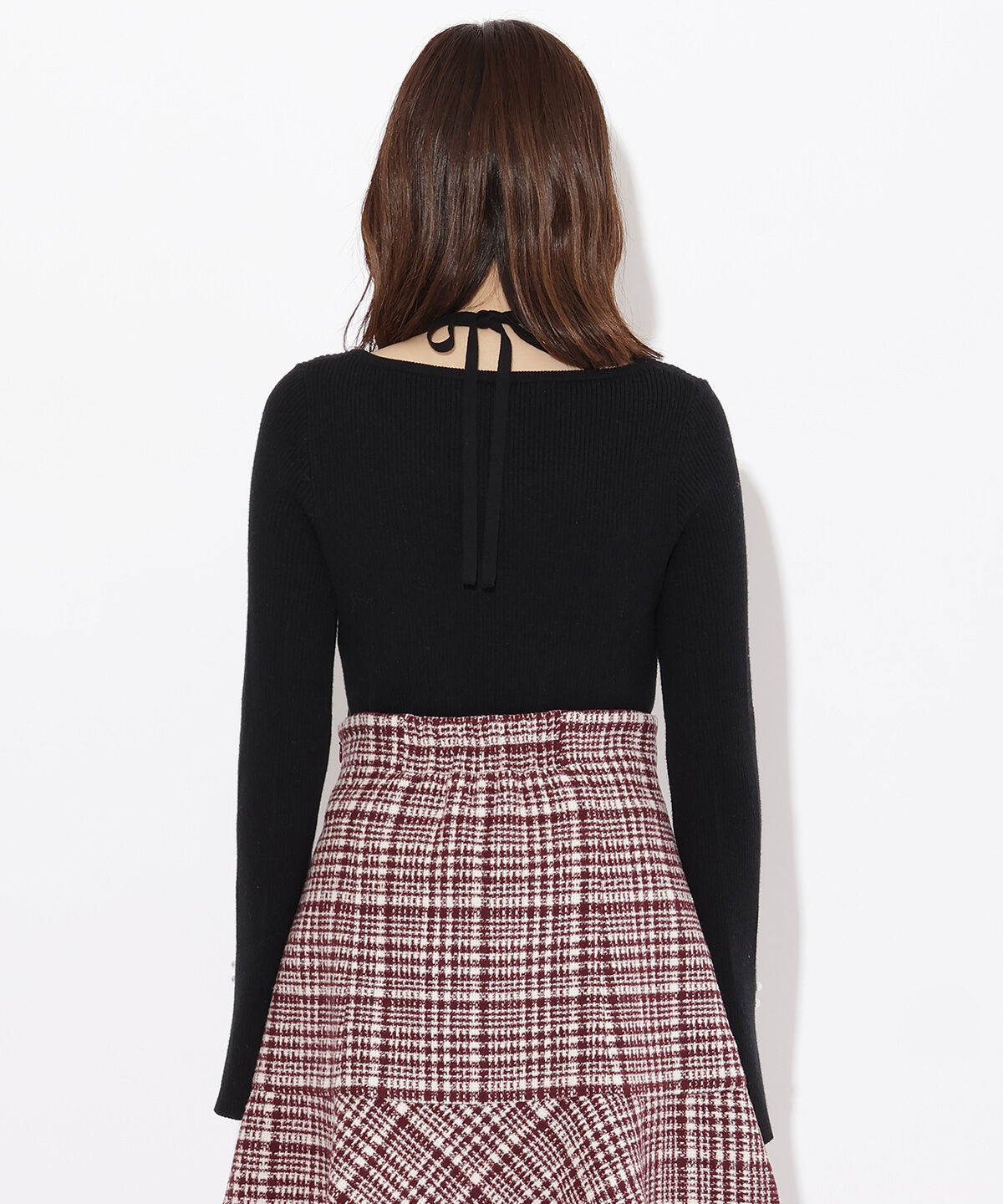 WILLSELECTION「ハートネックフレアスリーブプルオーバー」|ニット・セーター|