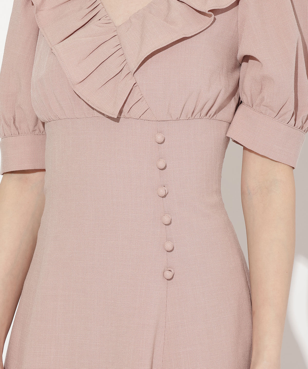 WILLSELECTION「フリルカシュクールフレアワンピース」|ワンピース|