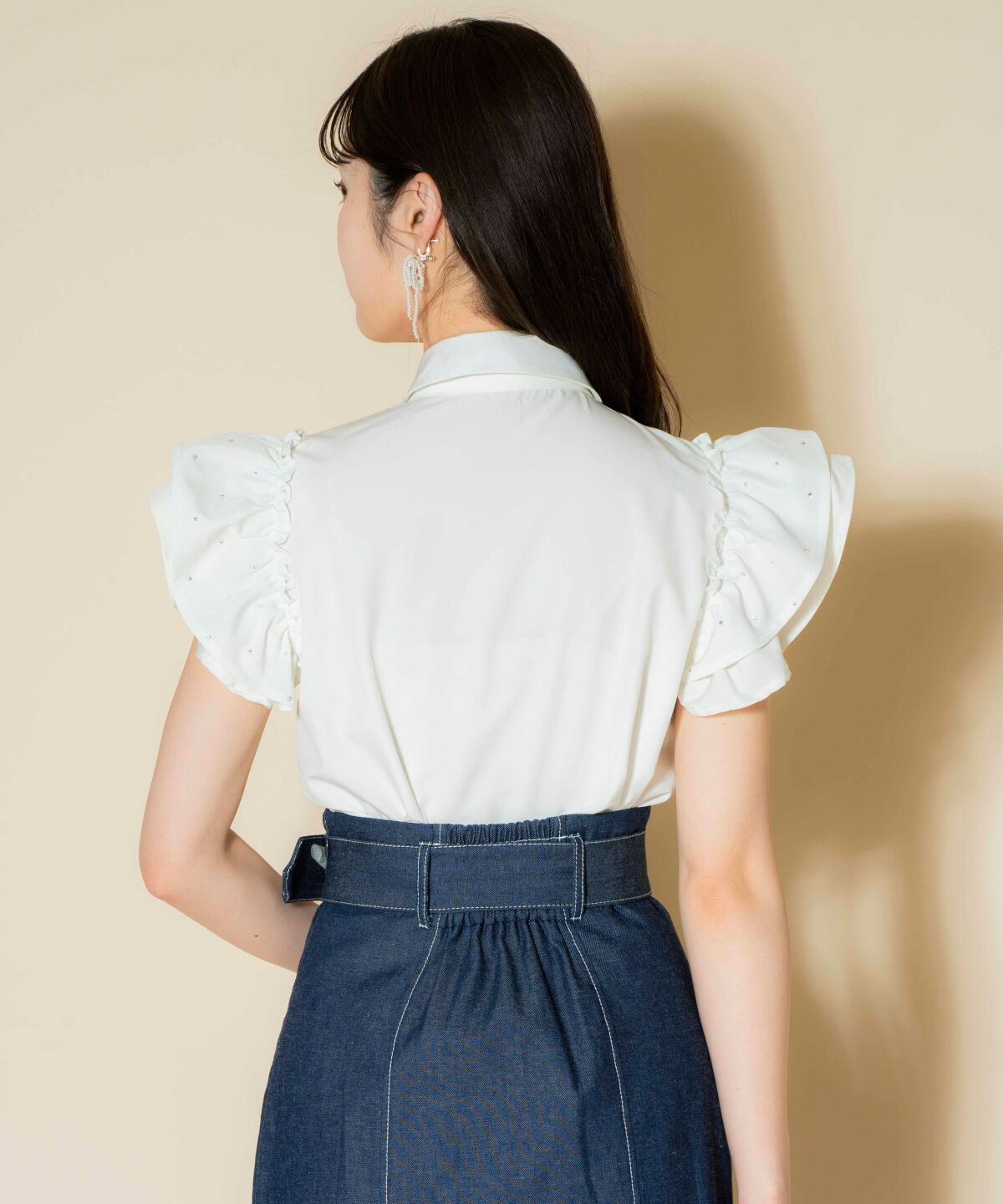 WILLSELECTION「キラキラビジューブラウス」|シャツ・ブラウス|