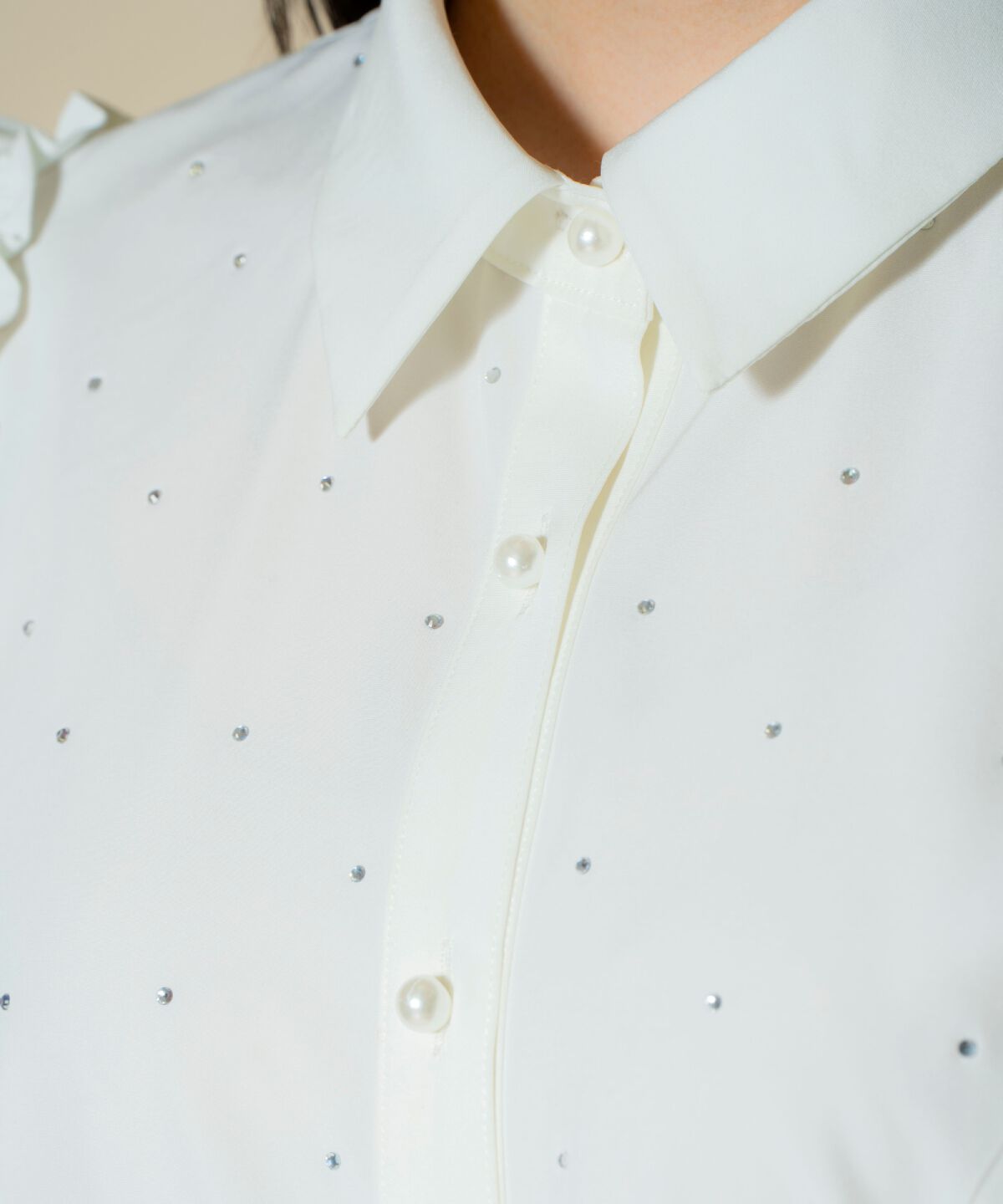 WILLSELECTION「キラキラビジューブラウス」|シャツ・ブラウス|