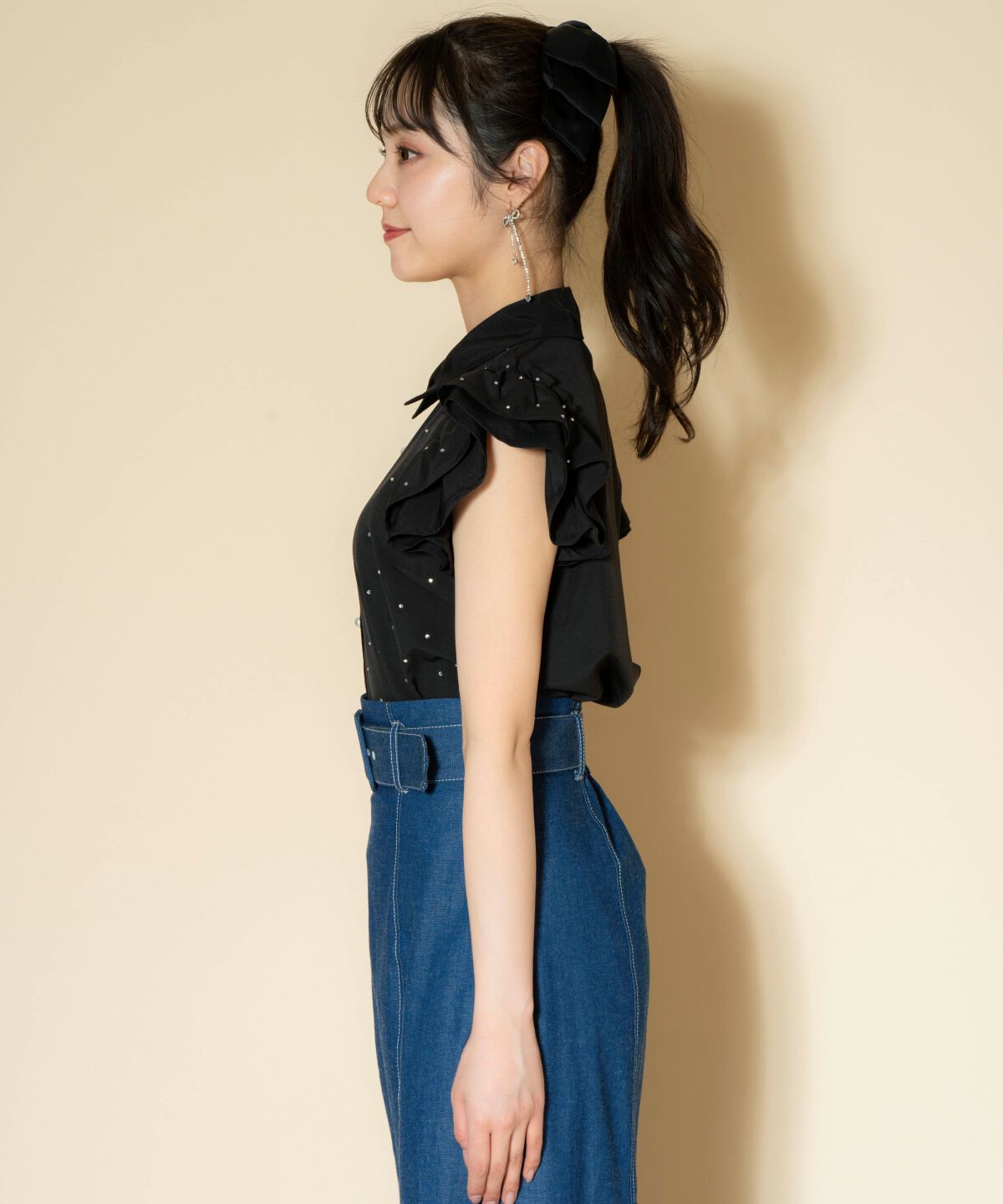 WILLSELECTION「キラキラビジューブラウス」|シャツ・ブラウス|