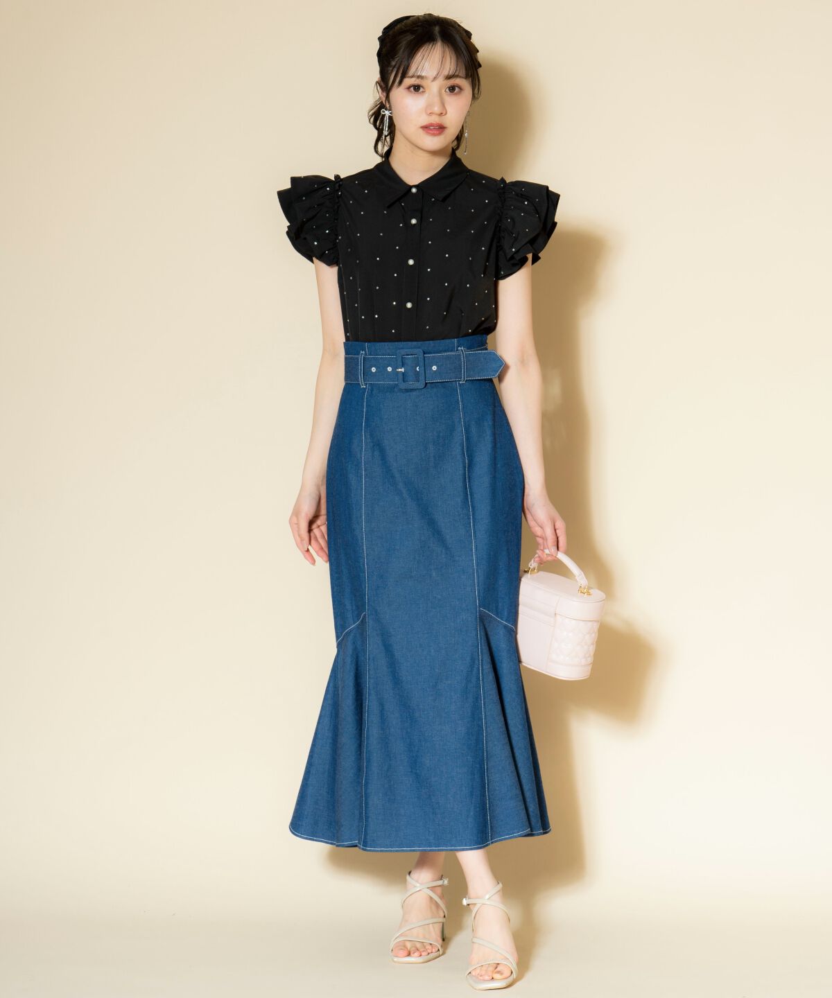 WILLSELECTION「キラキラビジューブラウス」|シャツ・ブラウス|