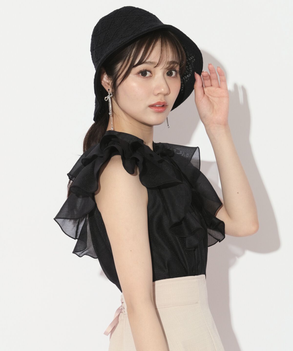 WILLSELECTION「ナローリボンシアーブラウス」|シャツ・ブラウス|