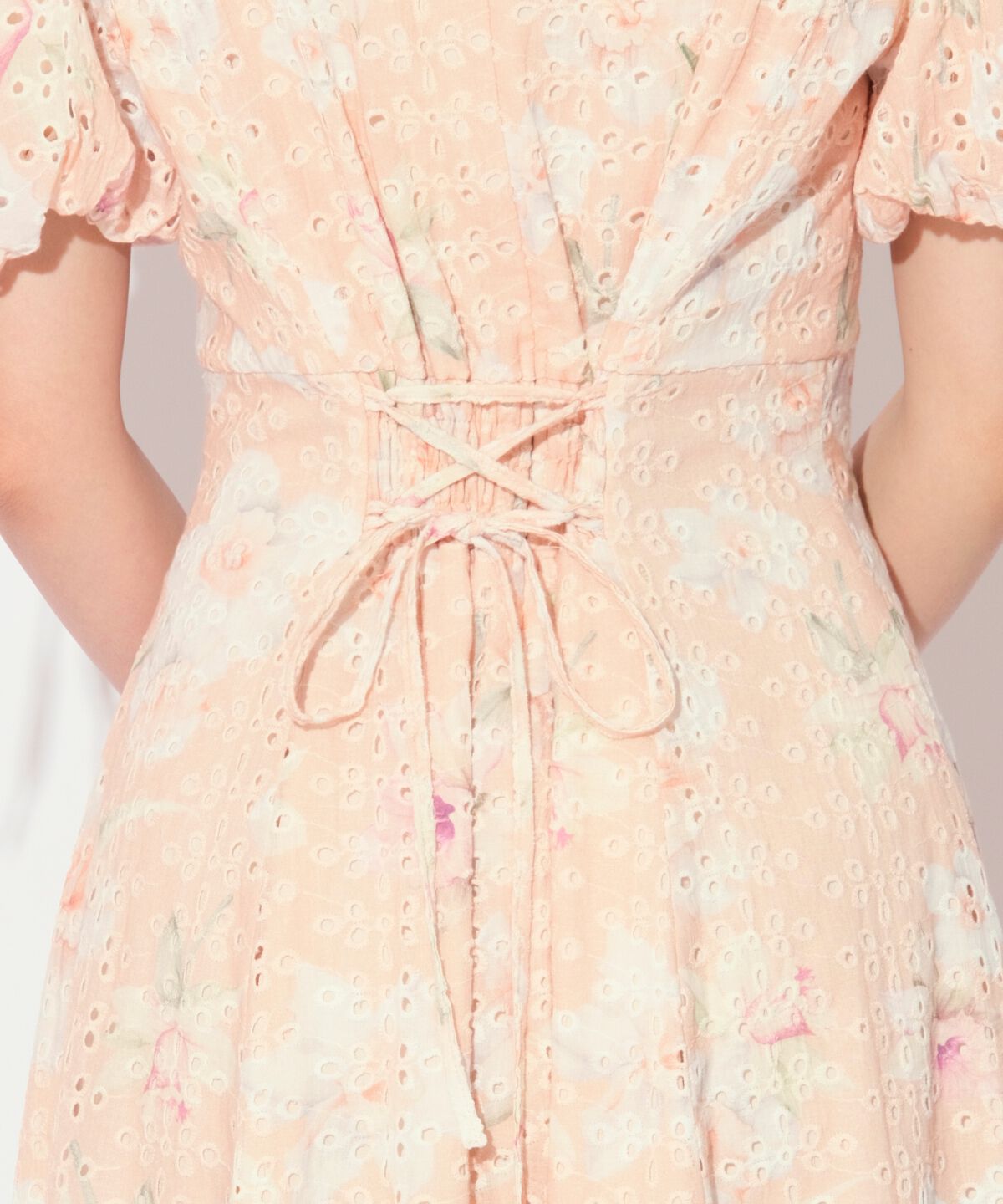 WILLSELECTION「レースフラワープリントワンピース」|ワンピース|