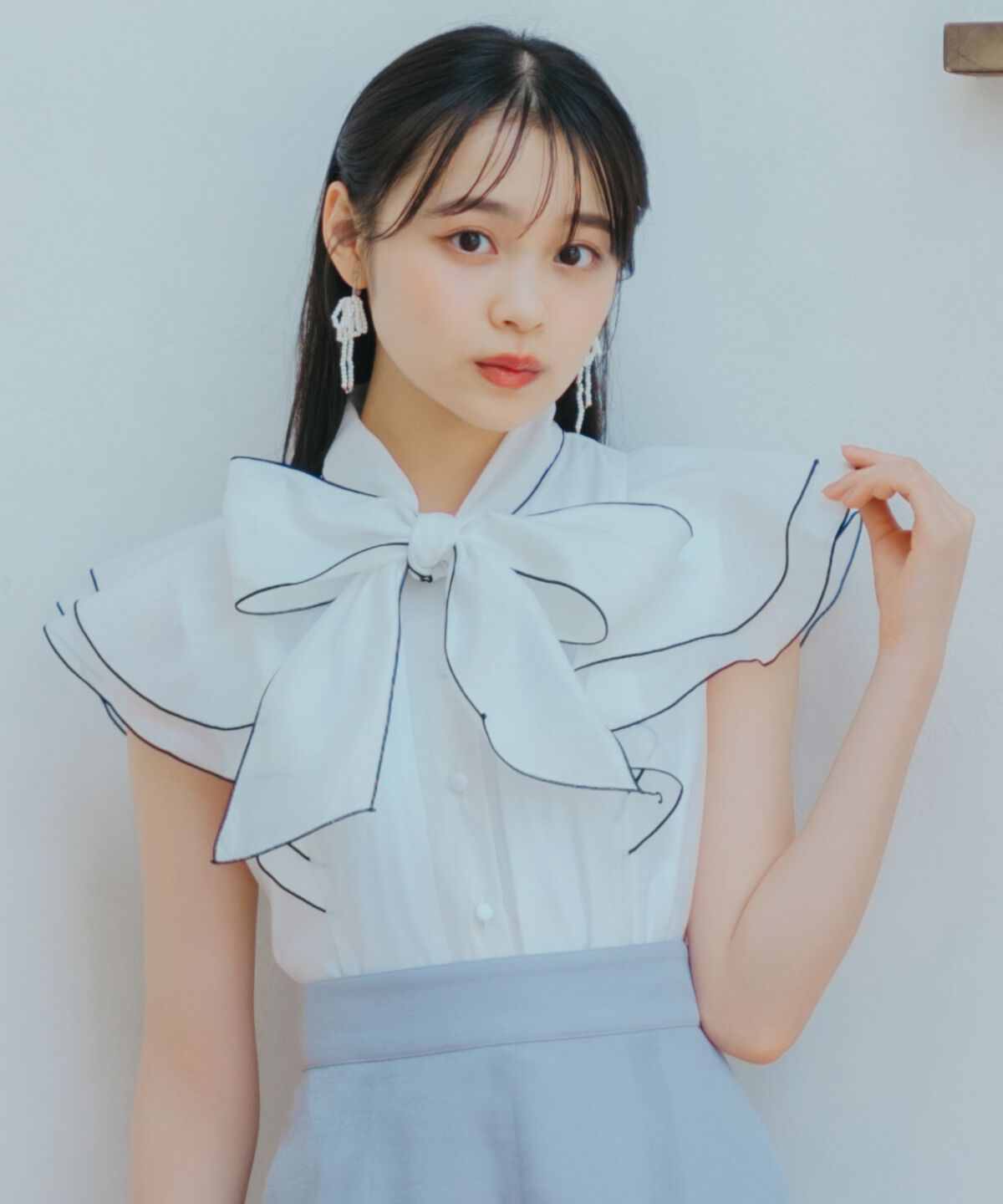 WILLSELECTION「メロウフリルシアーブラウス」|シャツ・ブラウス|