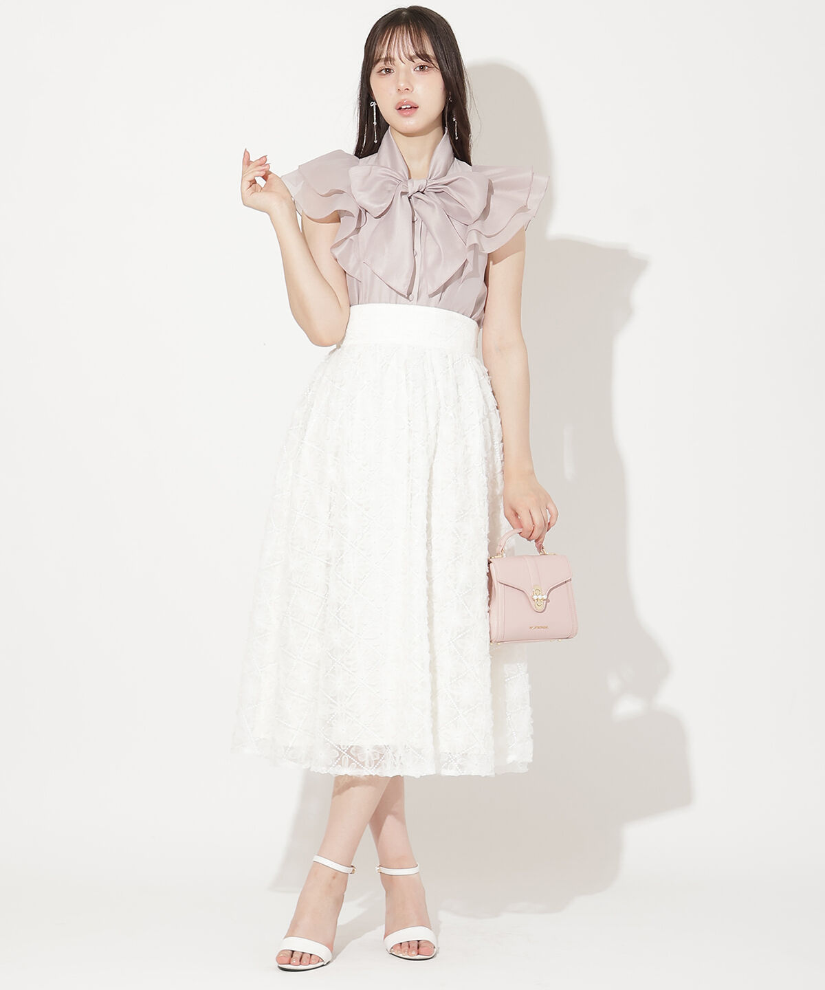 WILLSELECTION「メロウフリルシアーブラウス」|シャツ・ブラウス|