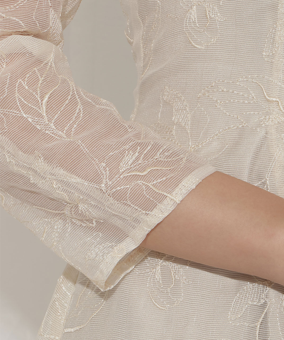 WILLSELECTION「フラワー刺繍肩リボンドレス」|ドレス|