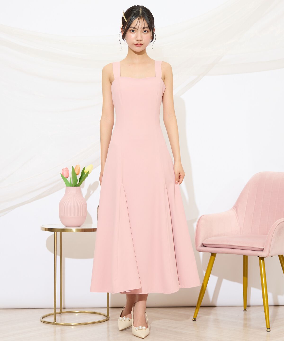 WILLSELECTION「バックレースアップワンピース」|ドレス|