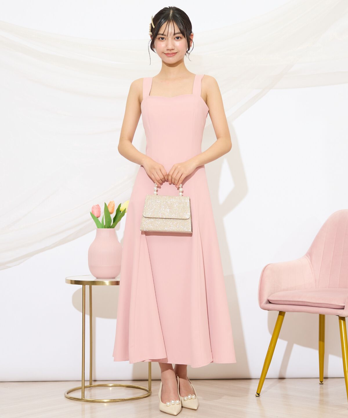 WILLSELECTION「バックレースアップワンピース」|ドレス|