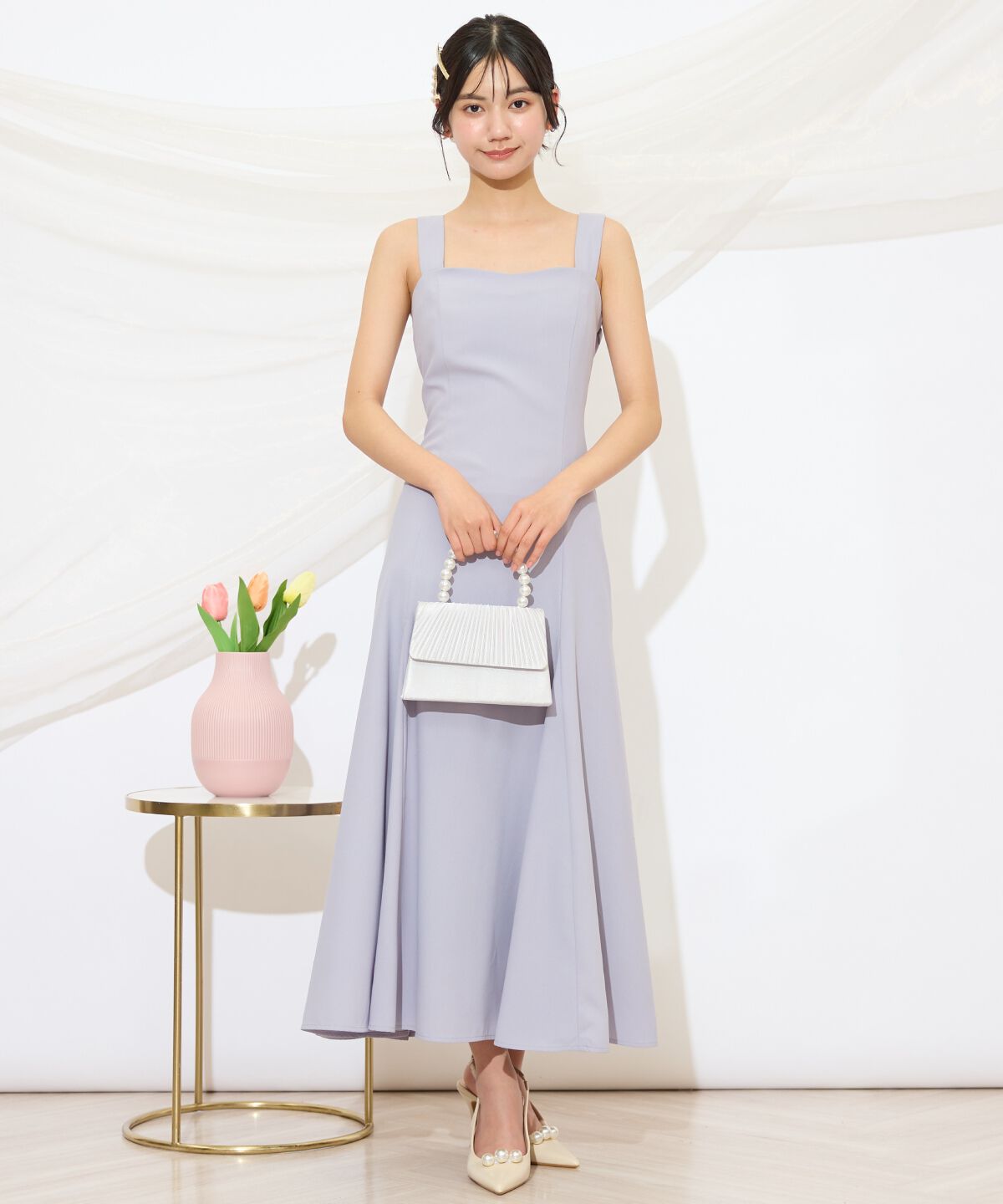 WILLSELECTION「バックレースアップワンピース」|ドレス|