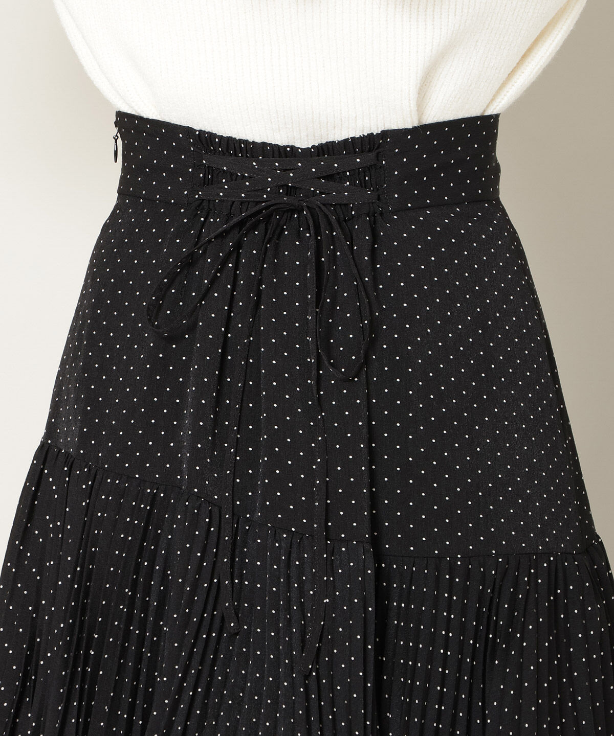 WILLSELECTION「プリーツシフォンティアードスカート」|フレア|