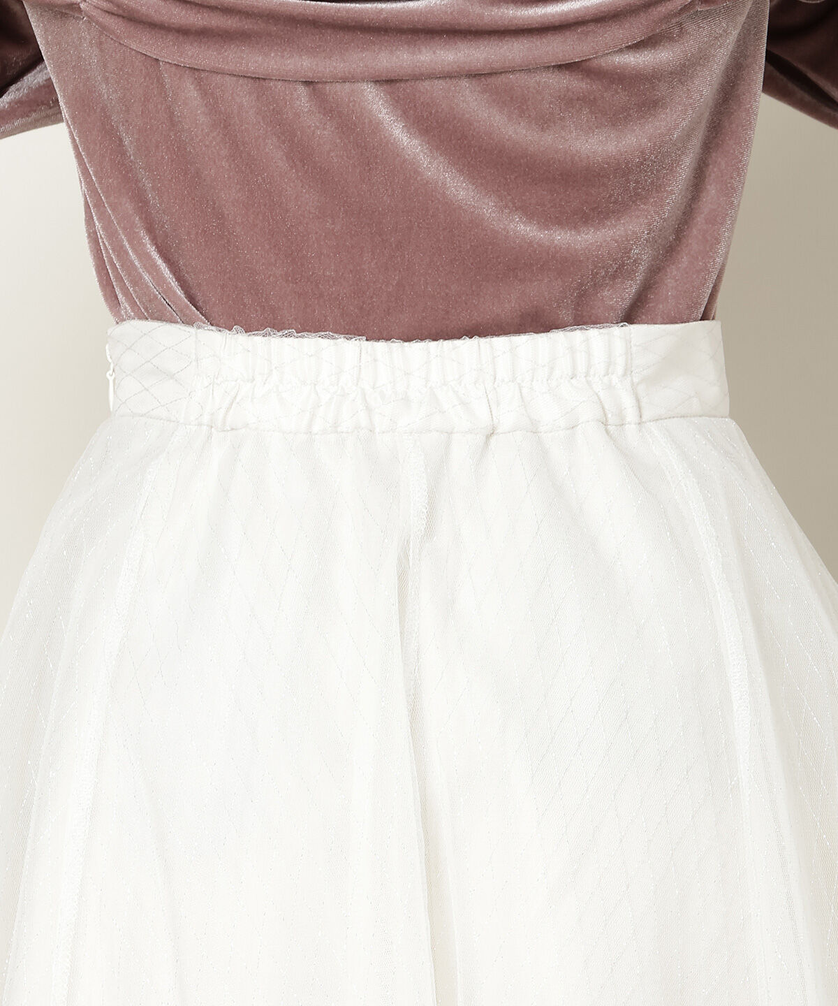 WILLSELECTION「ラメチュールボリュームスカート」|フレア|