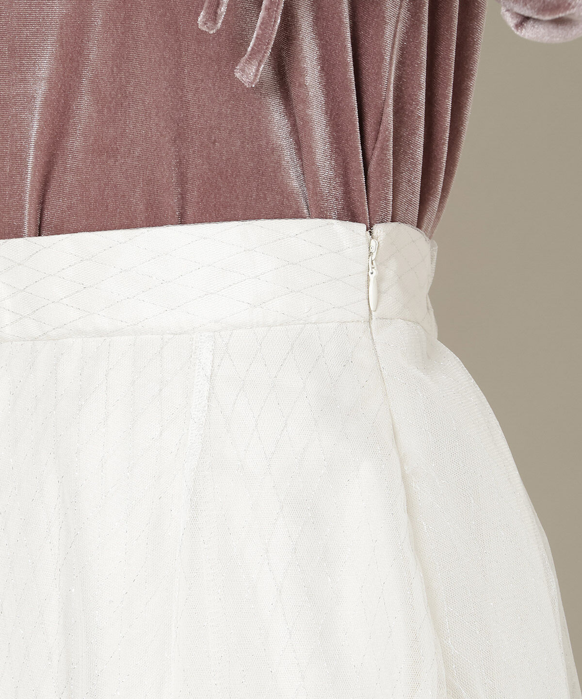 WILLSELECTION「ラメチュールボリュームスカート」|フレア|