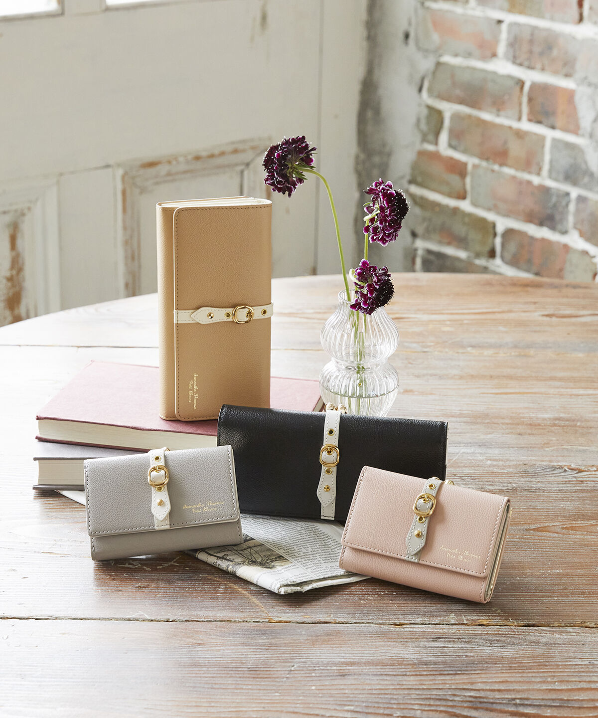Samantha Thavasa Petit Choice「フロントベルト 折財布」|財布|
