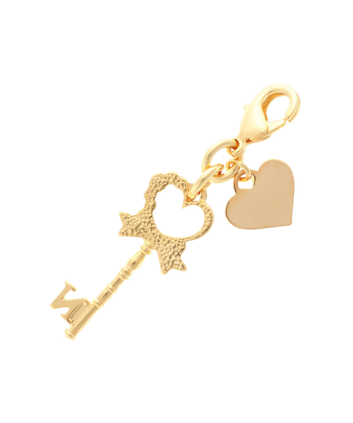 Samantha Thavasa Petit Choice「キーモチーフ イニシャルファスナーチャーム N」|チャーム・キーホルダー|