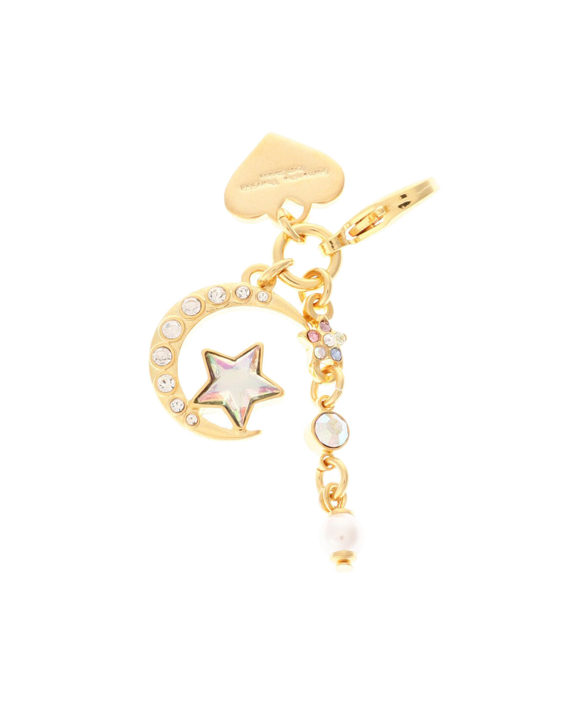 Samantha Thavasa Petit Choice「オーロラ スター 三日月ファスナーチャーム」|チャーム・キーホルダー|ゴールド