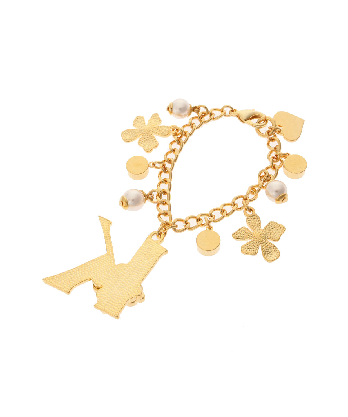 Samantha Thavasa Petit Choice「カラーストーンイニシャル バッグチャーム K」|チャーム・キーホルダー|