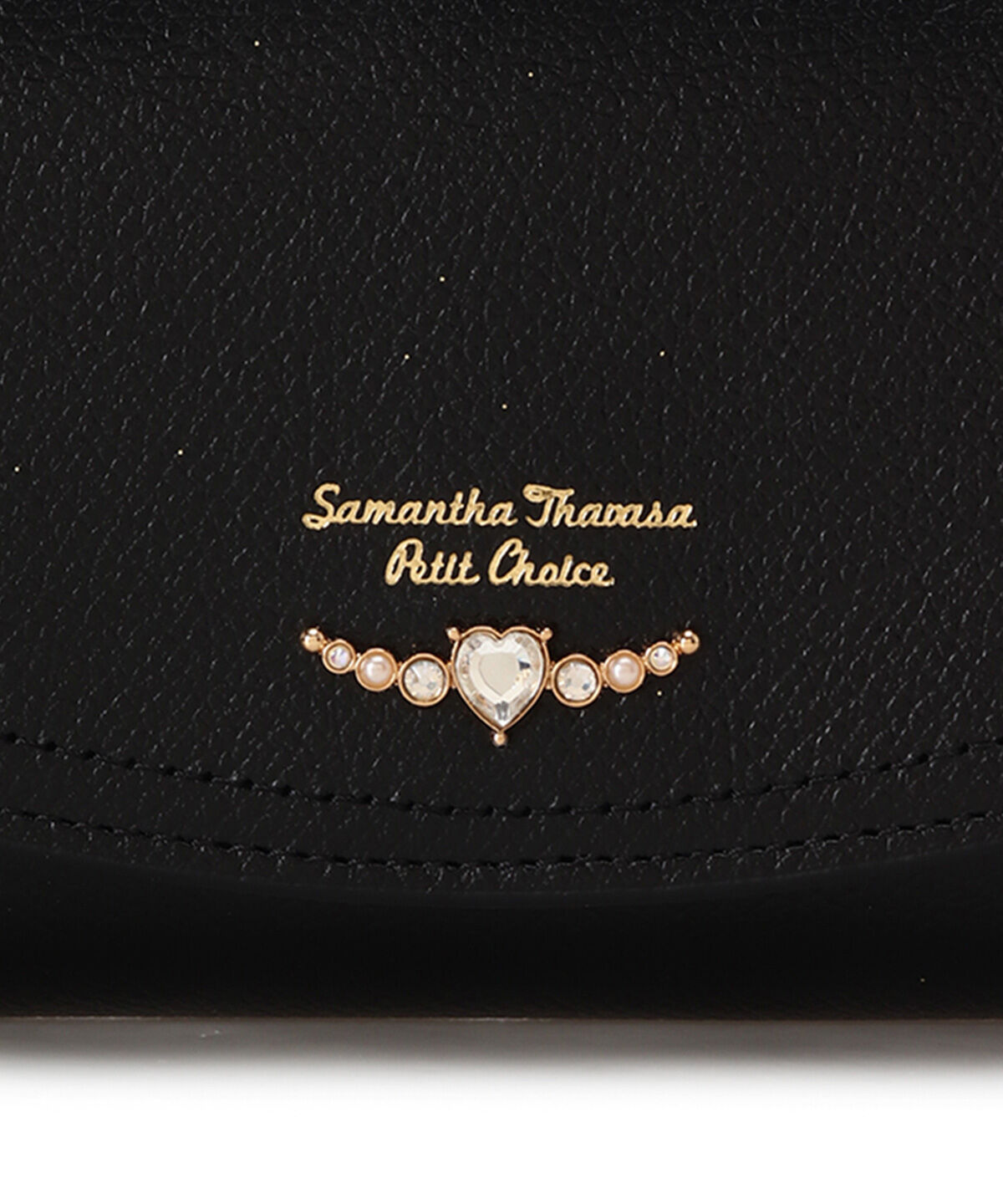 Samantha Thavasa Petit Choice「クリアハートビジュー 長財布」|財布|