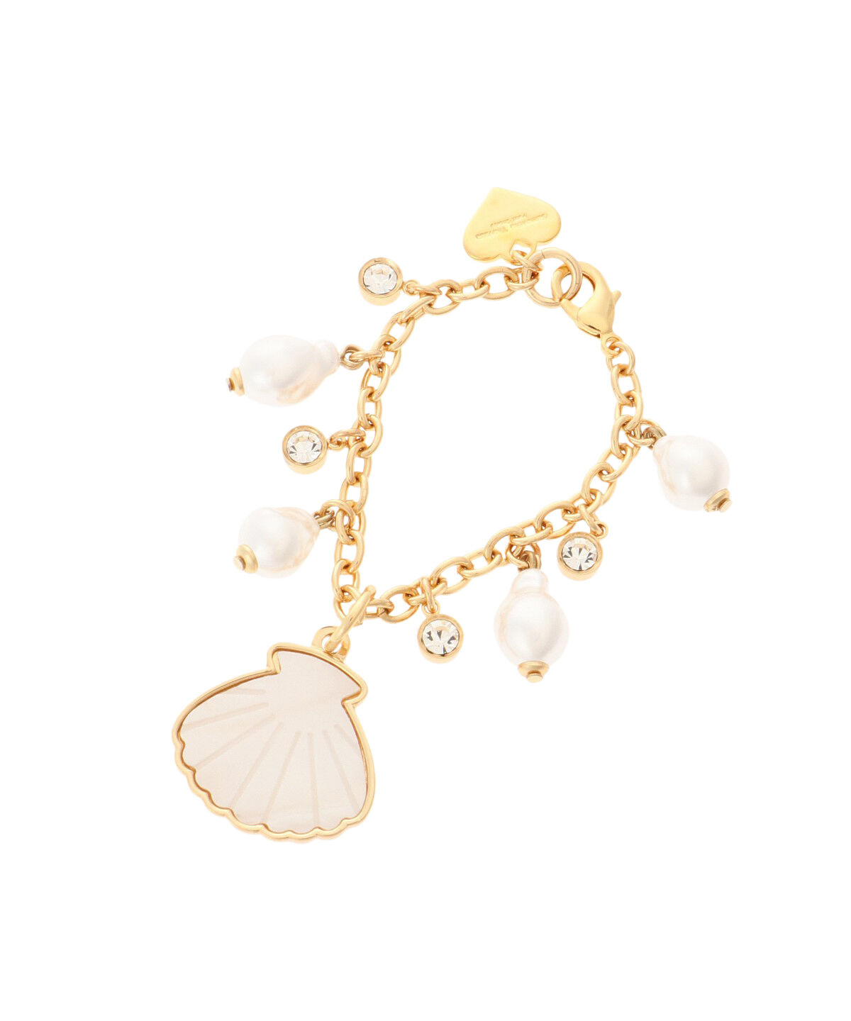 Samantha Thavasa Petit Choice「シェル バッグチャーム」|チャーム・キーホルダー|ホワイト