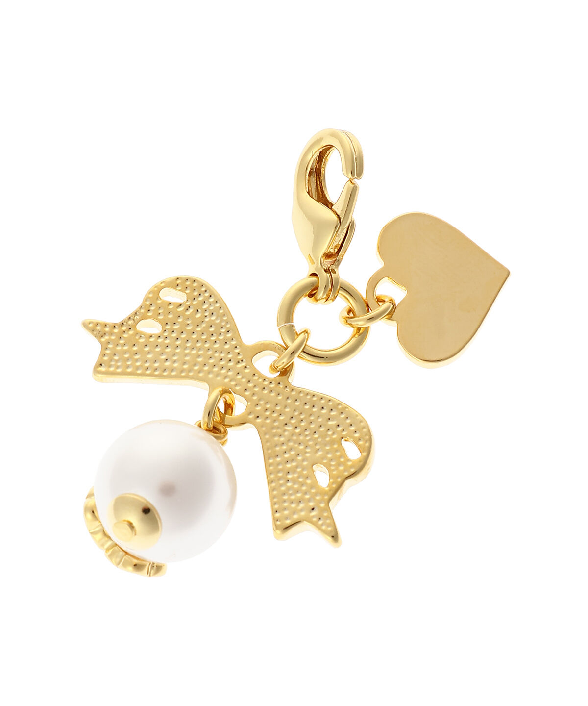 Samantha Thavasa Petit Choice「リボンパール ファスナーチャーム」|チャーム・キーホルダー|