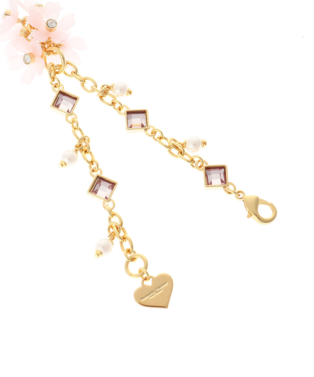 Samantha Thavasa Petit Choice「フラワーパール バッグチャーム」|チャーム・キーホルダー|