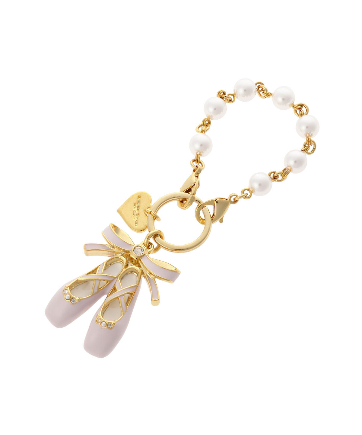 Samantha Thavasa Petit Choice「バレエシューズ バッグチャーム」|チャーム・キーホルダー|ラベンダー