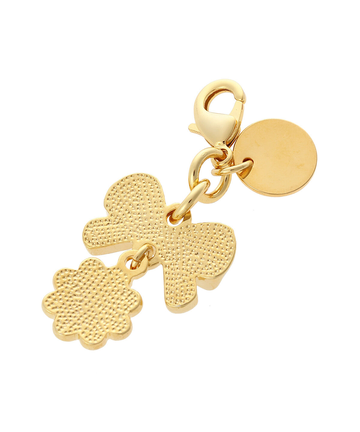 Samantha Thavasa Petit Choice「リボンフラワーパール ファスナーチャーム」|チャーム・キーホルダー|