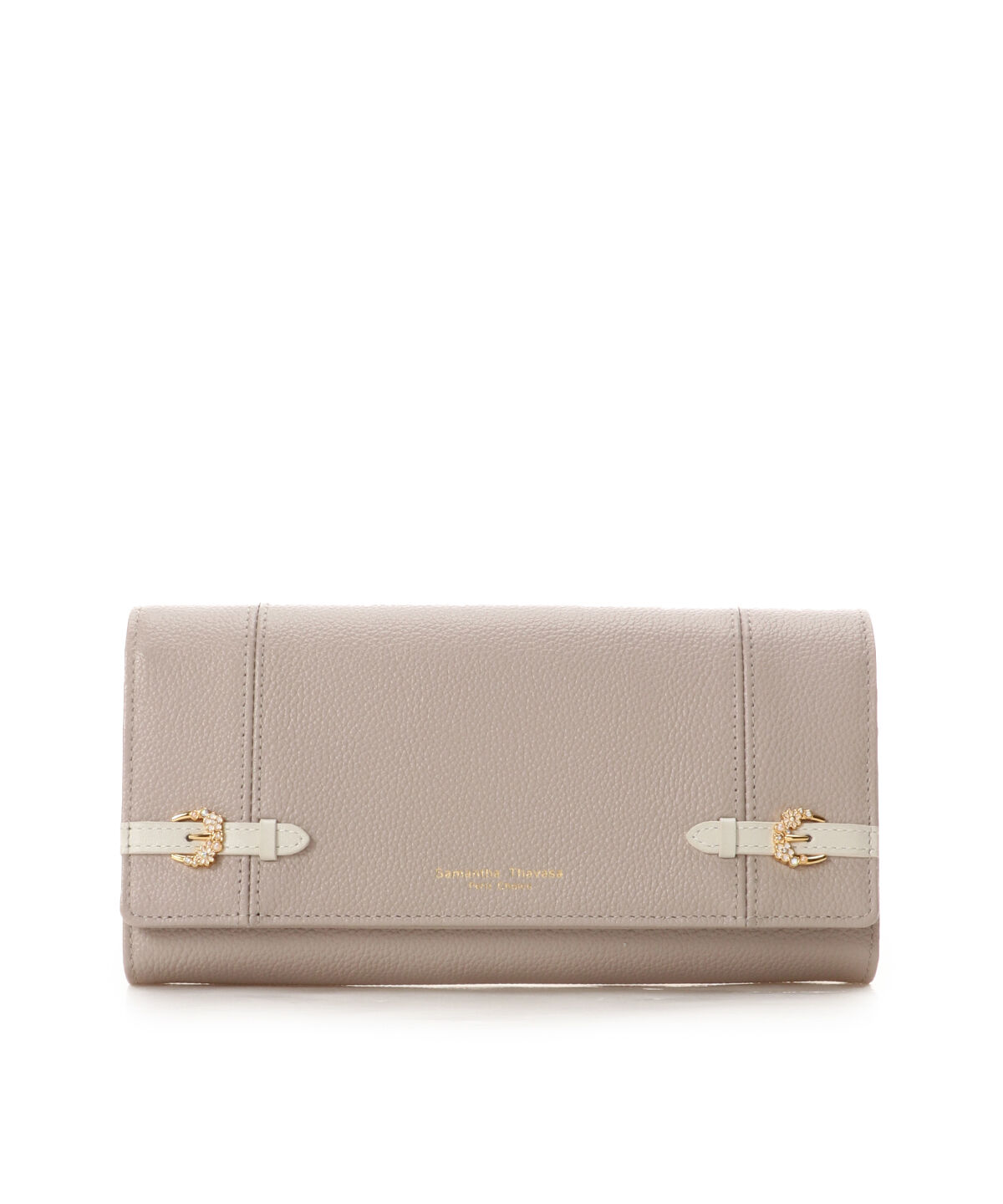 Samantha Thavasa Petit Choice「サイドベルト 長財布」|財布|ベージュ
