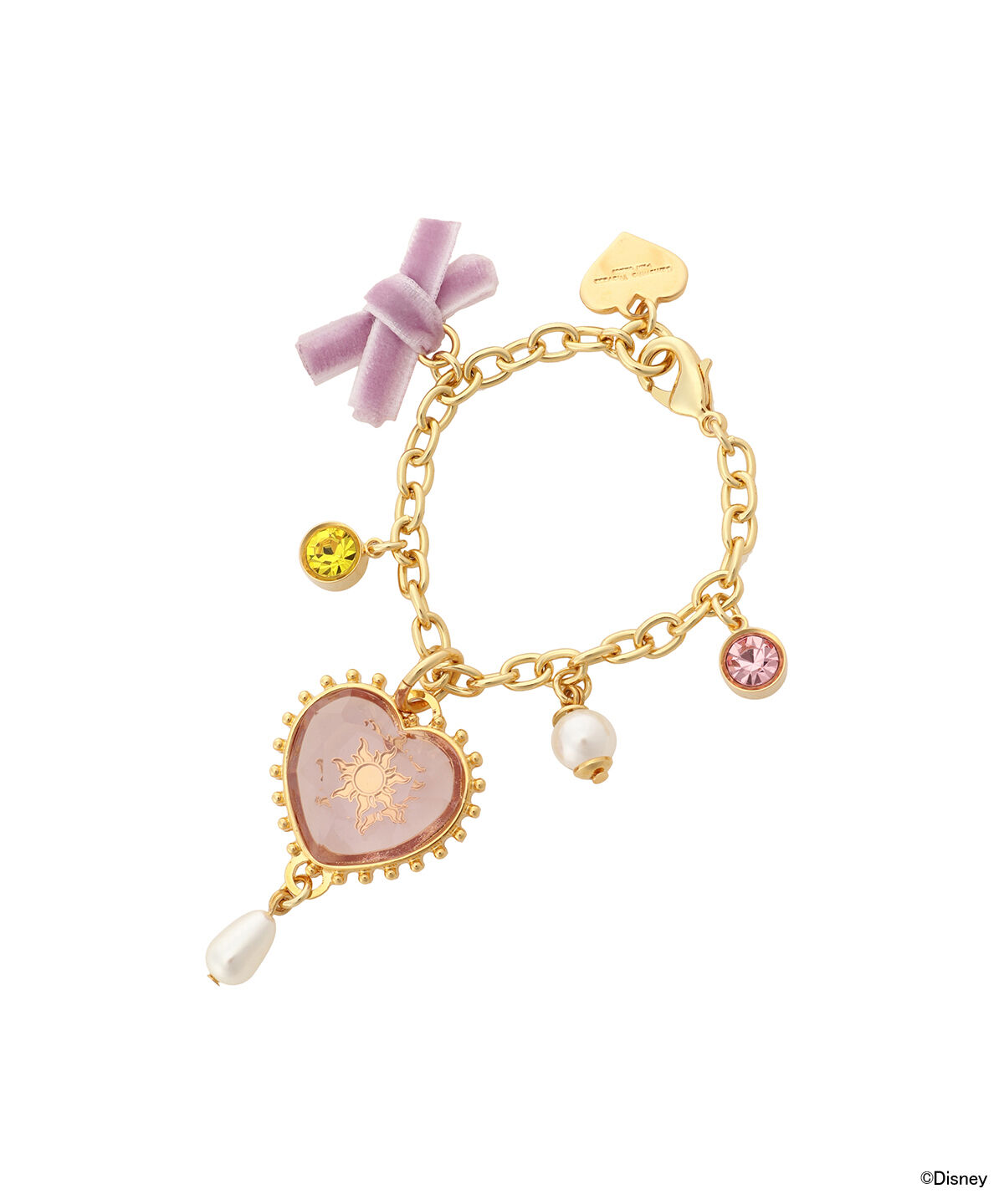 Samantha Thavasa Petit Choice「「ディズニープリンセスコレクション」バッグチャーム(ラプンツェル)」|チャーム・キーホルダー|ゴールド