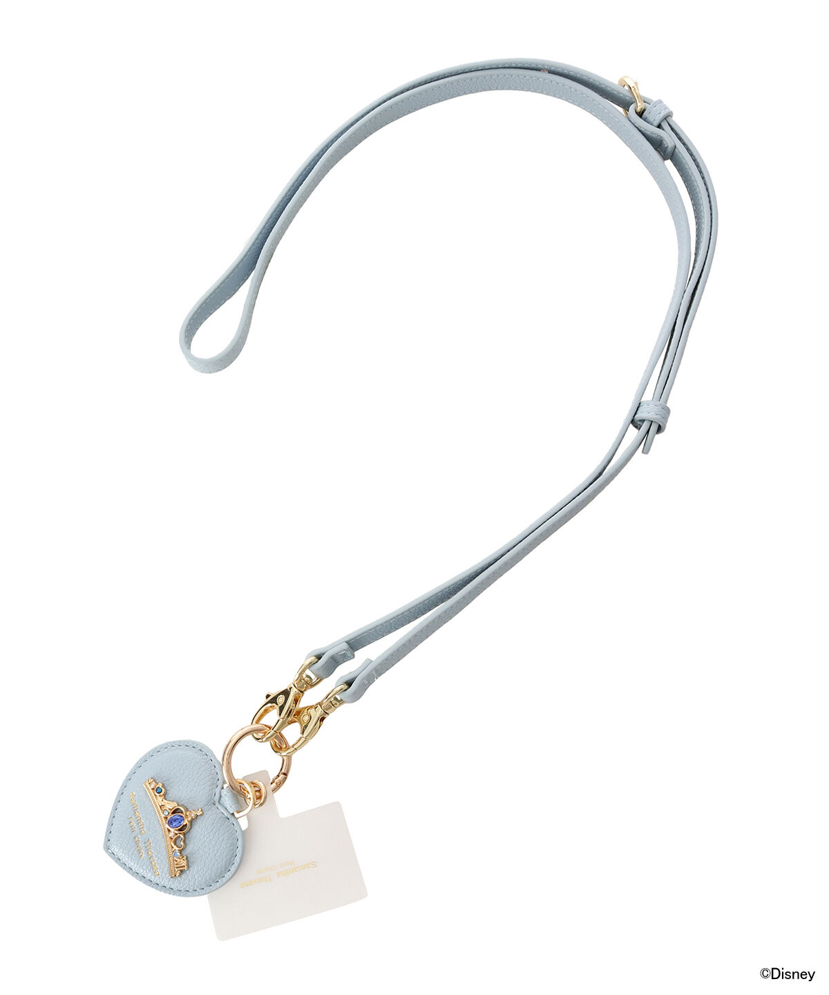 Samantha Thavasa Petit Choice「「ディズニープリンセスコレクション」スマホストラップ」|モバイルケース|ライトブルー