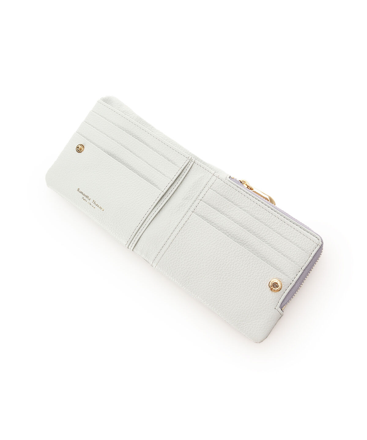 Samantha Thavasa Petit Choice「オーロラカラーピッグレザー 二つ折り財布」|財布|