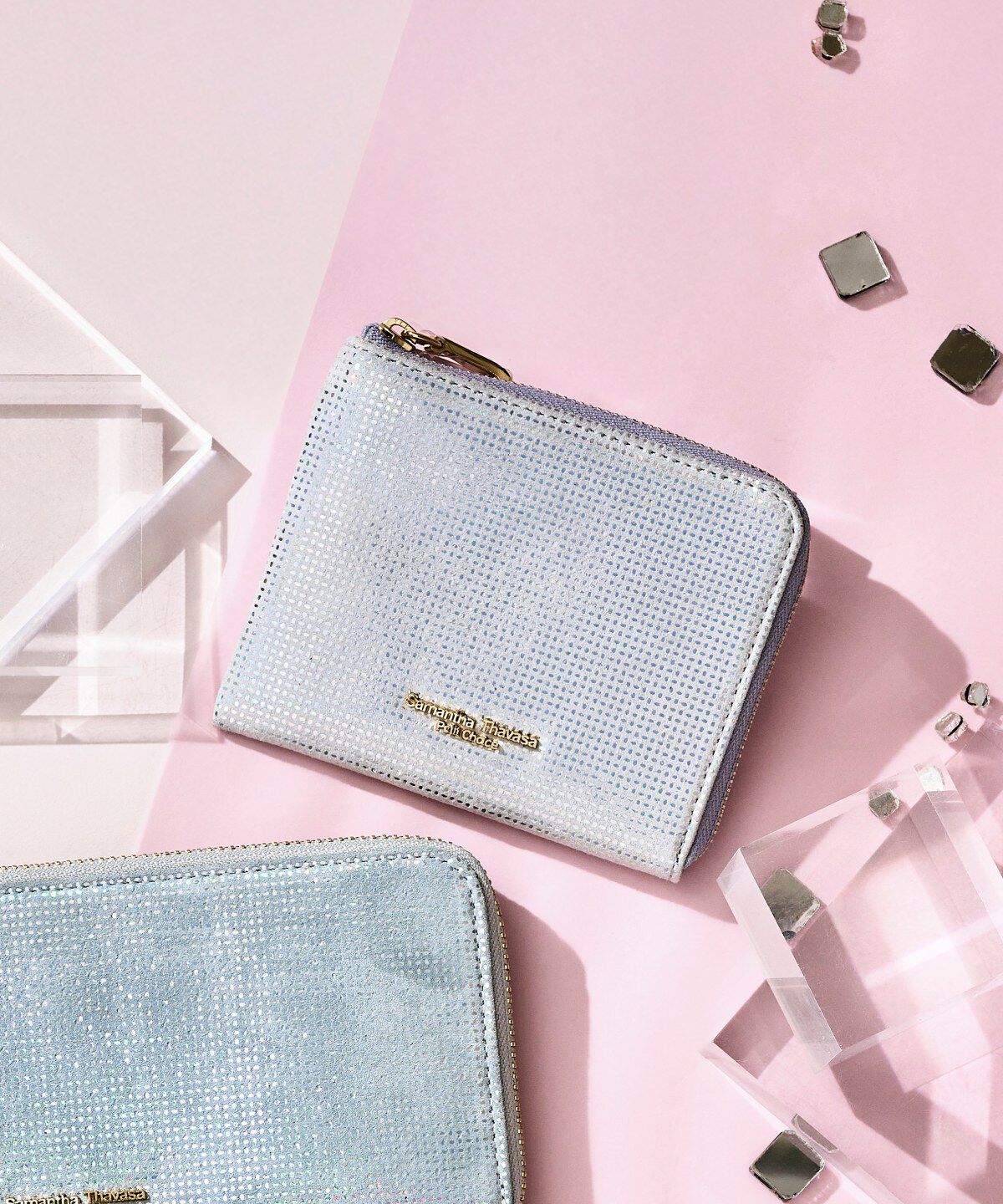 Samantha Thavasa Petit Choice「オーロラカラーピッグレザー 折財布」|財布|