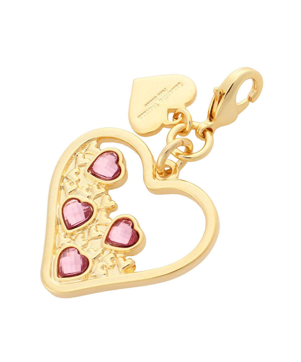 Samantha Thavasa Petit Choice「ハートモチーフ ファスナーチャーム」|チャーム・キーホルダー|ピンク
