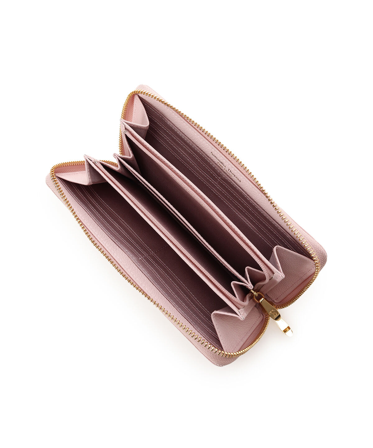 Samantha Thavasa Petit Choice「フラワーアーチ ラウンドジップ長財布」|財布|