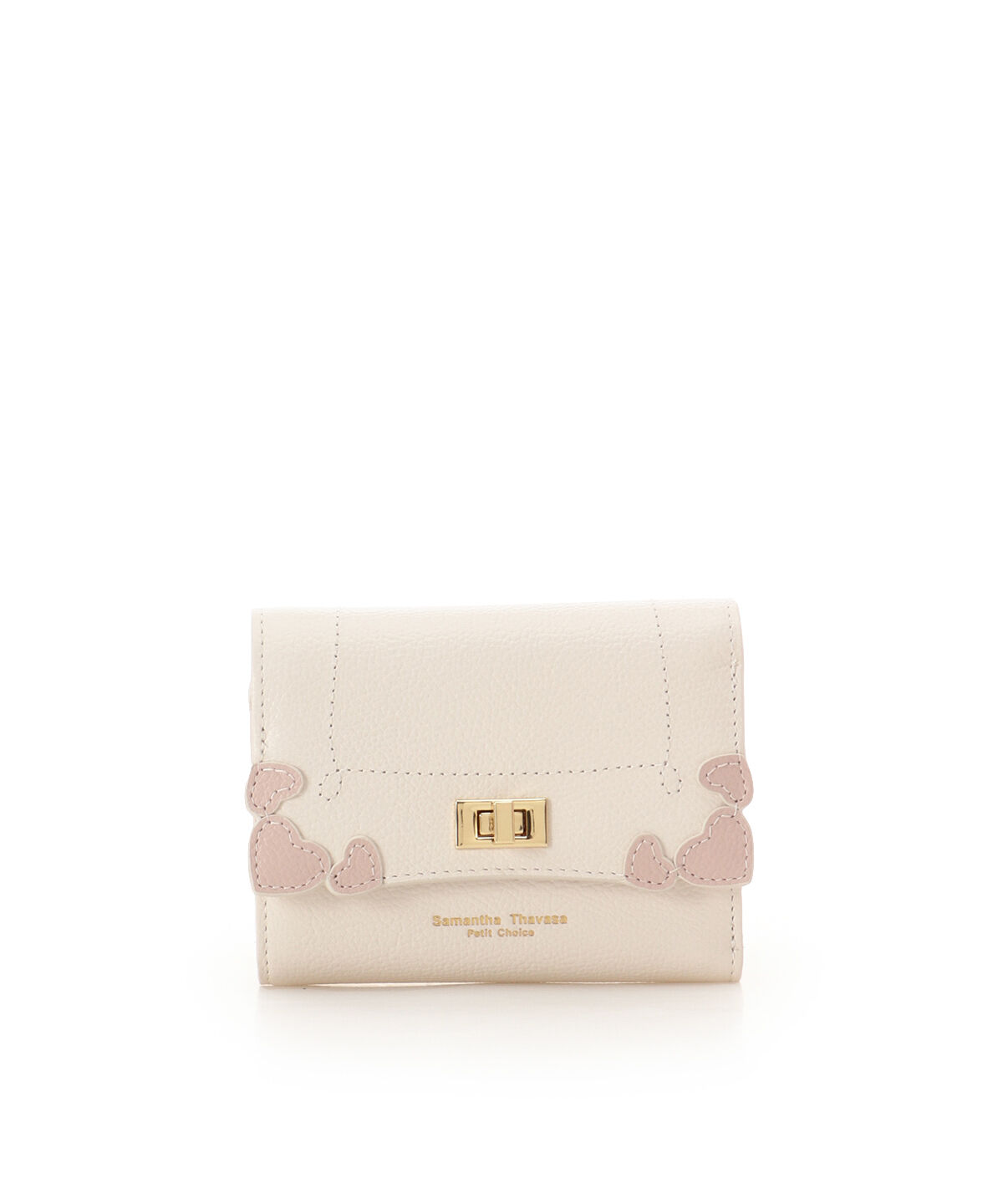 Samantha Thavasa Petit Choice「ハートコレクション 折財布」|財布|オフホワイト