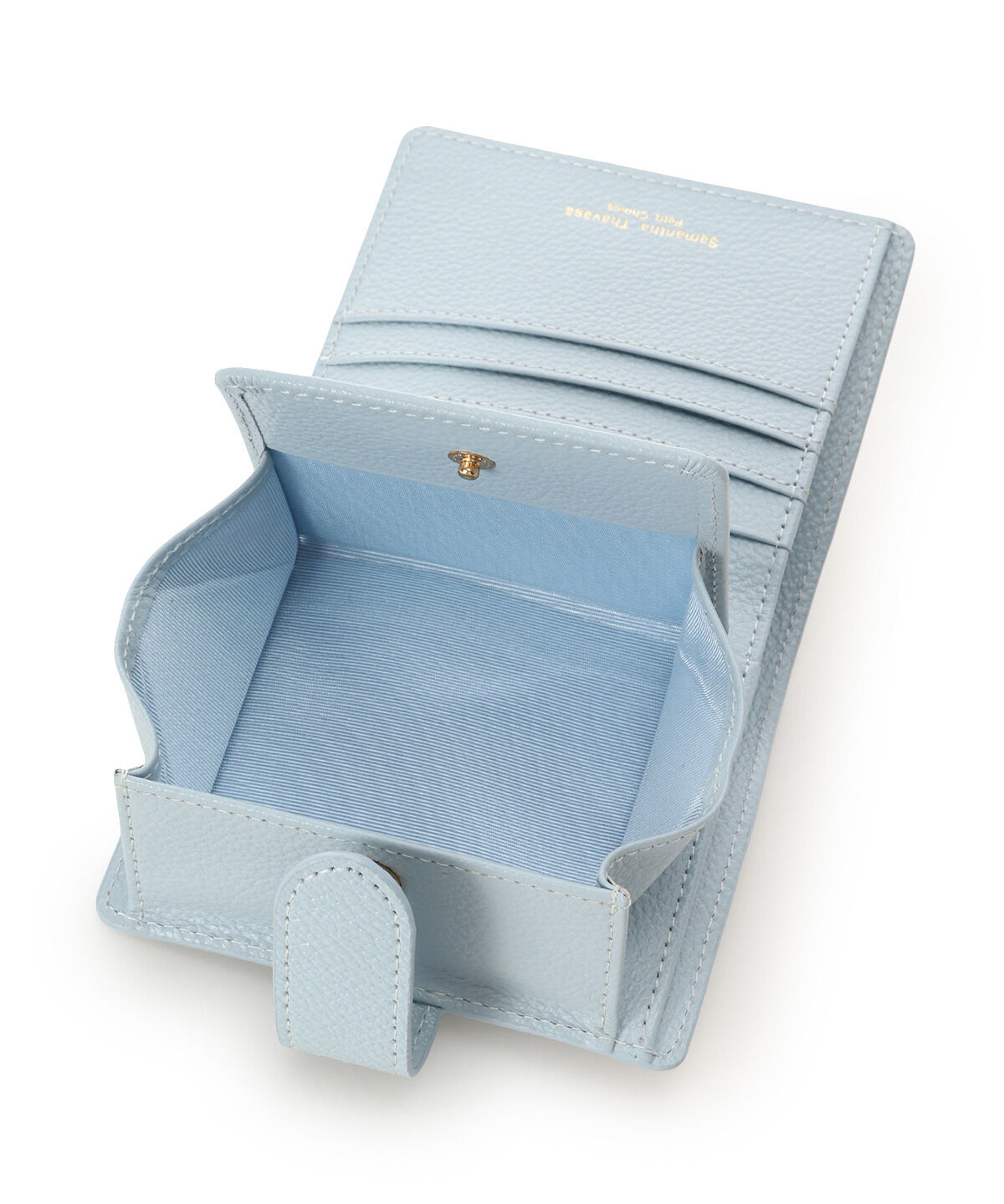 Samantha Thavasa Petit Choice「シンプル薄マチ BOX折財布」|財布|
