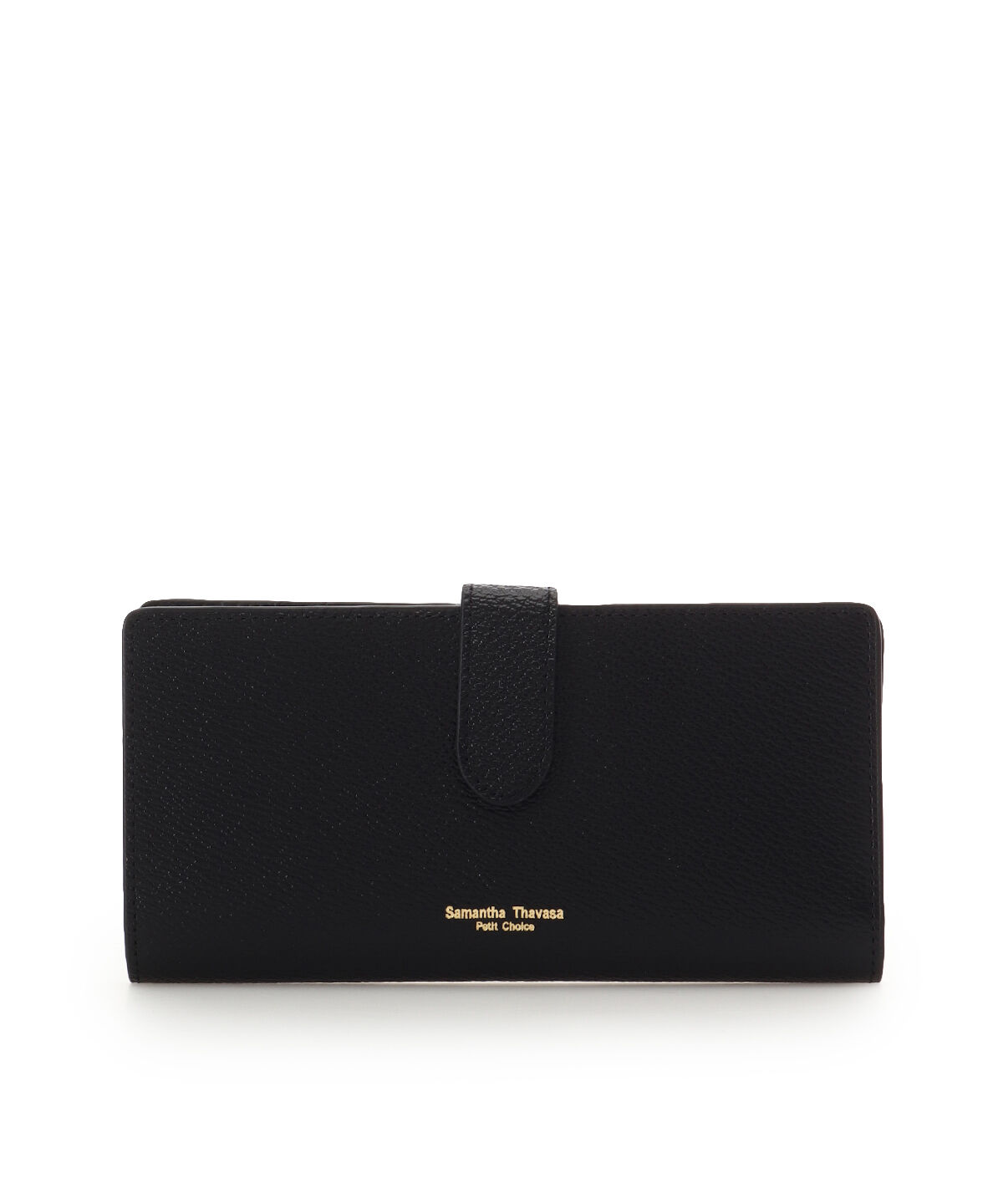 Samantha Thavasa Petit Choice「シンプル薄マチ 長財布」|財布|ブラック