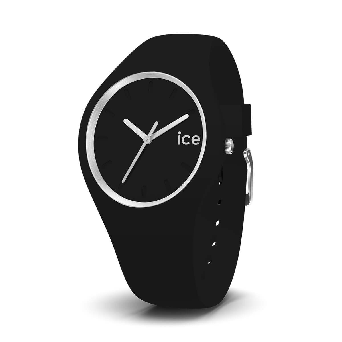 ICE-WATCH「〈ICE WATCH(ｱｲｽｳｫｯﾁ)〉ICE ANY ﾌﾞﾗｯｸ ｽﾓｰﾙ」|腕時計|SILVER