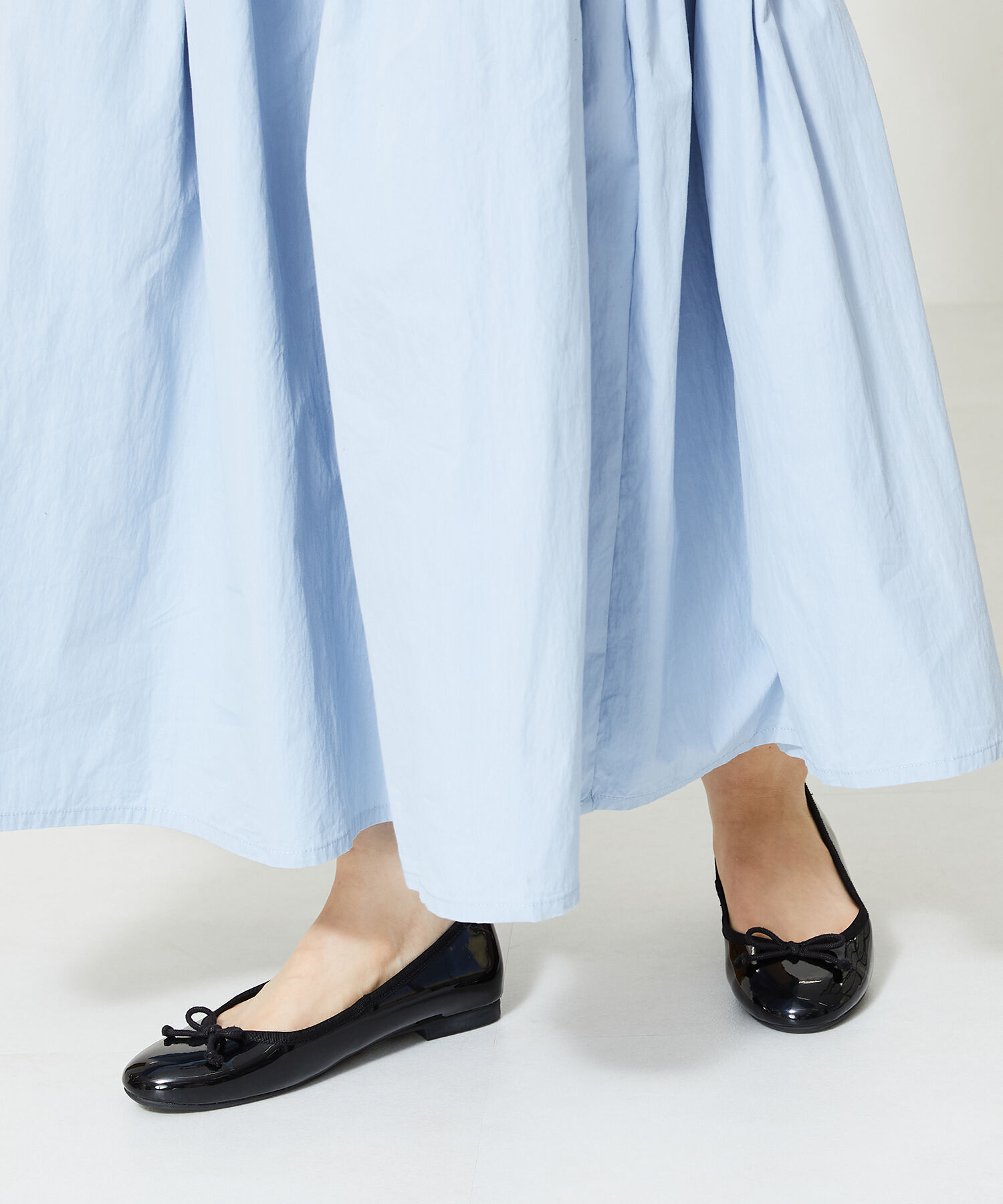 ORiental TRaffic「【 WEB限定 /累計7万足突破】 バレエシューズ /R-4006 パンプス フラット 厚手クッション エナメル」|パンプス|