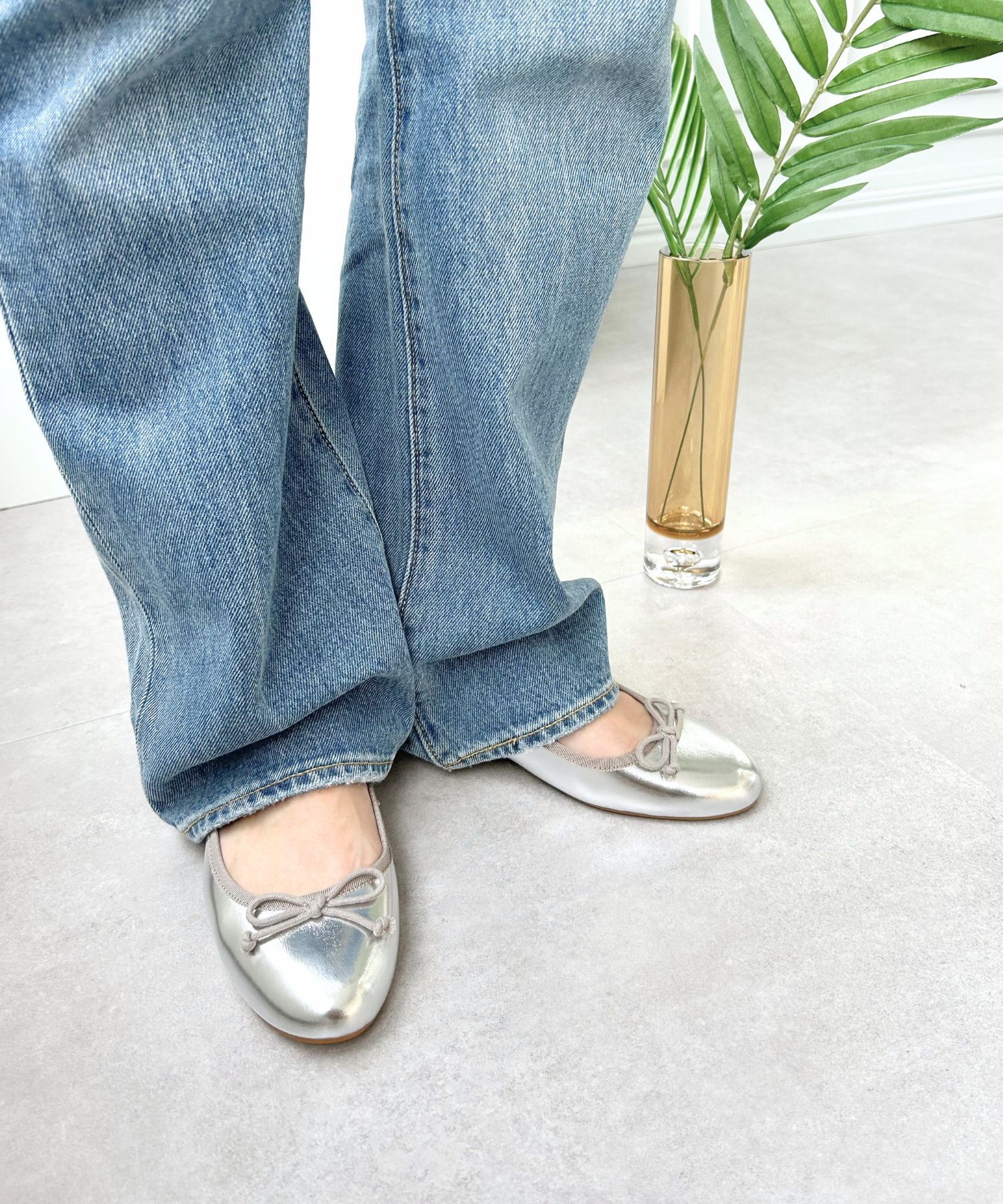 ORiental TRaffic「【 WEB限定 /累計7万足突破】 バレエシューズ /R-4006 パンプス フラット 厚手クッション エナメル」|パンプス|