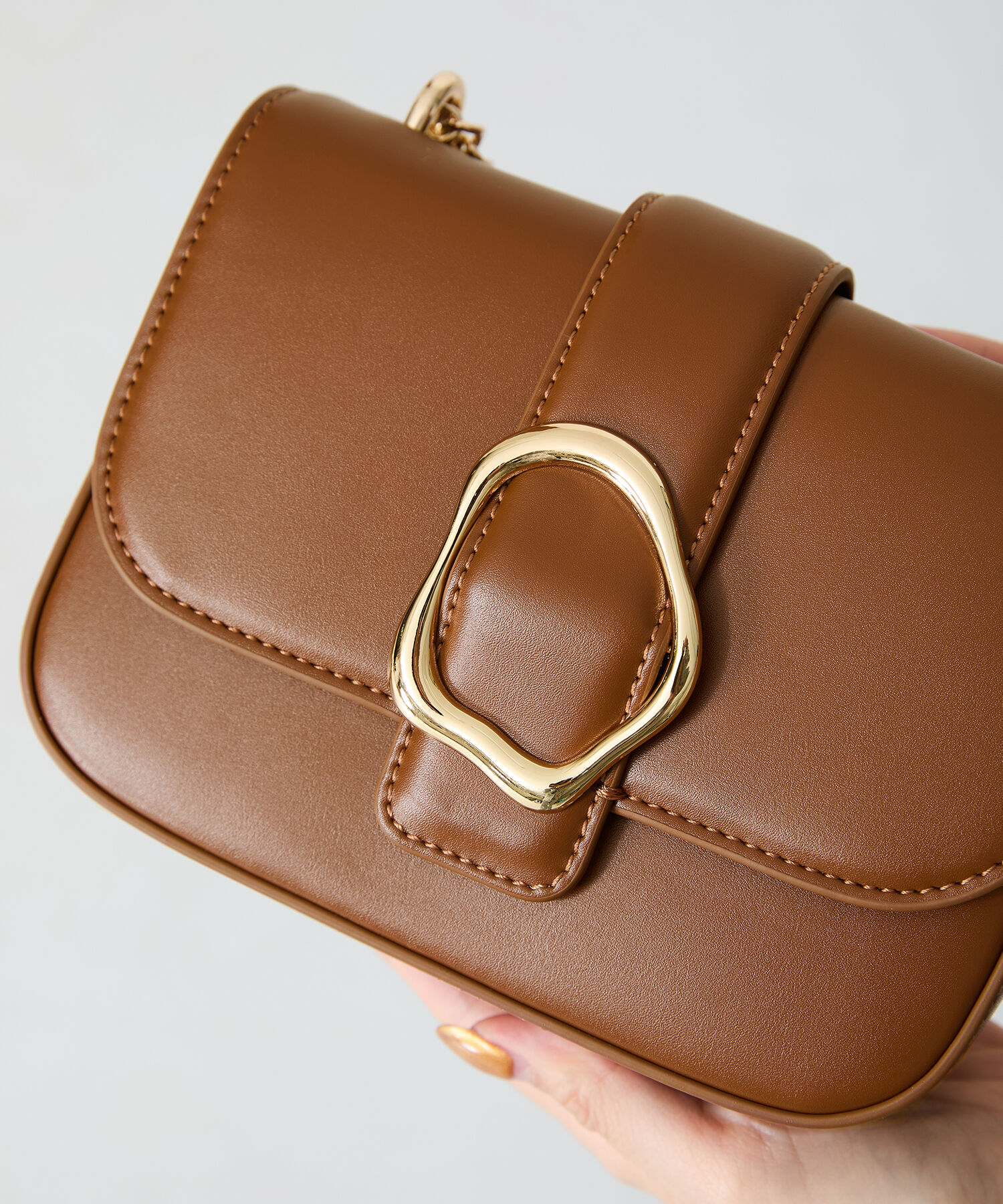 ORiental TRaffic「【BAG】ミニフラップショルダーバッグ/BA-242 ショルダーバッグ 人気 トレンド」|ショルダー・メッセンジャー|